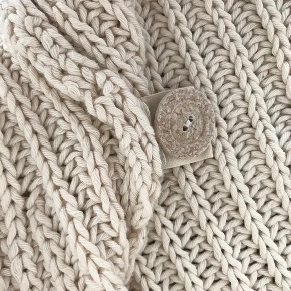 Babaa No. 18 cardigan in natural cotton, one size - Picture 7 of 8